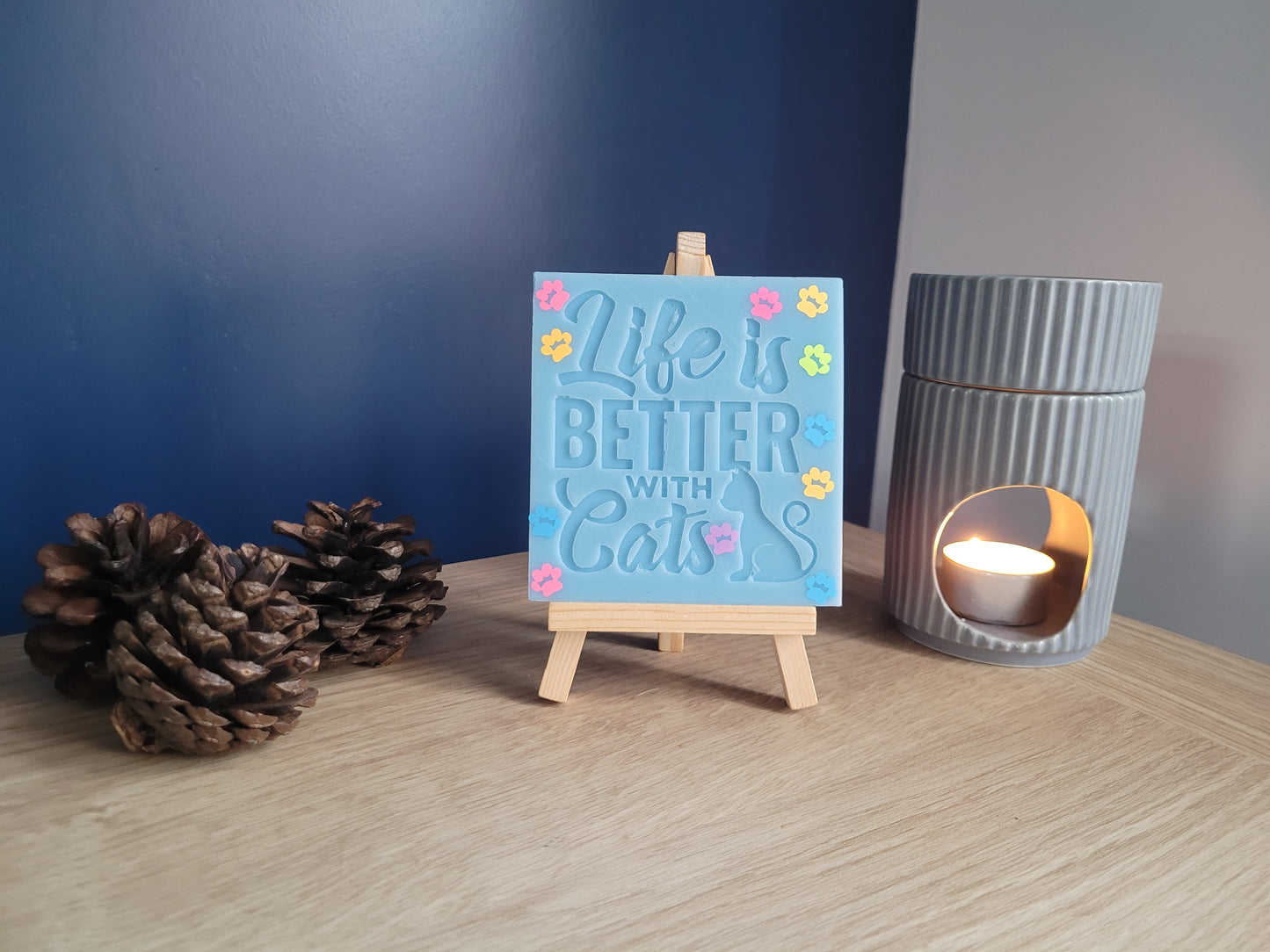 Life Is Better Wax Square