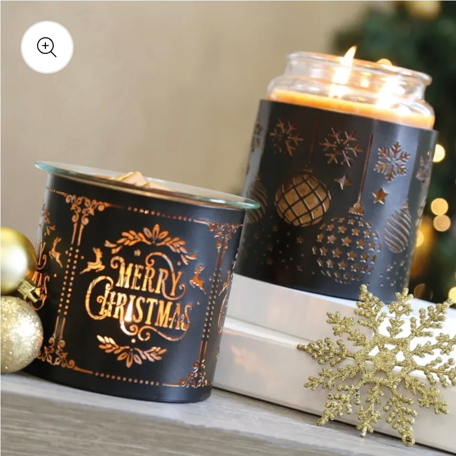 Christmas Black Bauble 3in1 Burner