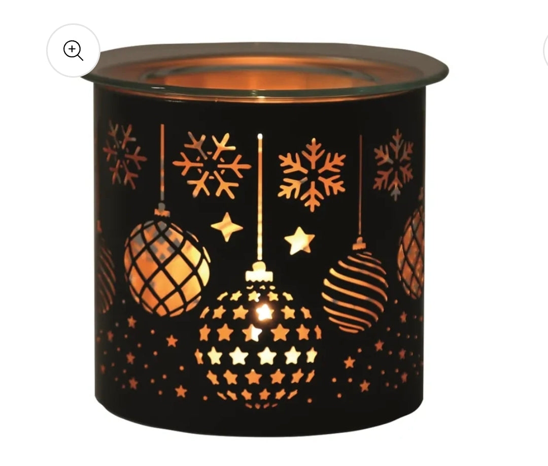 Christmas Black Bauble 3in1 Burner