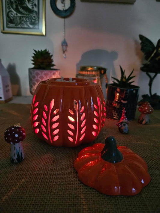 Orange Pumpkin Wax Burner