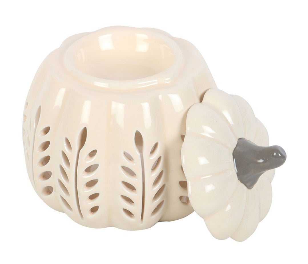 Cream Pumpkin Wax Burner
